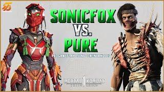 MK1: SONICFOX VS PURE | Sektor vs Havik |【Mortal Kombat 1 Khaos Reigns】