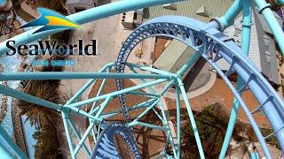 Electric Eel On-Ride POV & Off-Ride Footage! SeaWorld San Diego, California Roller Coaster!