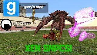 Gmod Mod Reviews: Black Mesa Xen SNPC'S!