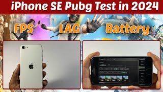 iPhone SE 2020 PUBG Test in 2024| FPS - Heating - Battery - Graphics ️