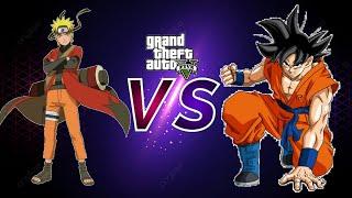 NARUTO vs GOKU Fight Of Anime Legends (GTA 5)