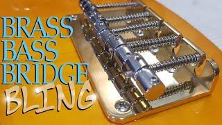 How To Make A Brass Bass Bridge (Project Berocca Part 4)