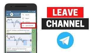 How to Leave Telegram Channel!