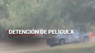 ¡DE PELÍCULA! | Ejército Mexicano inicia persecución y detención de película en Culiacán, Sinaloa