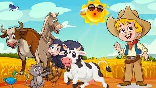 The Sleepy Boy and His Animal Friends |बच्चों का गाना | Alviofficialtv Nursery Rhyme + Kids Songs