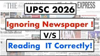 UPSC 2026:- How to Read, Retain & Utilise Newspaper( As per Changing Pattern ) #upsc #ias #upsc2026