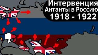 Интервенция Антанты в Россию (1918 - 1922) ВКРАТЦЕ