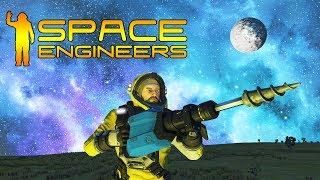 НАЧАЛО ВЫЖИВАНИЯ. ПОСАДКА И ЗАКЛАДКА БАЗЫ - Space Engineers #3