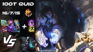 100 Thieves Quid MID Sylas vs Ekko - NA Challenger Patch 25.S2.1
