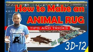 How to make animal rug using hair and fur ( Bisaya tutorial )