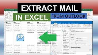 Extract Emails In Excel (From Outlook)