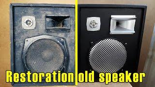 Restoration old speaker