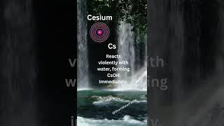 Cesium & Water #shortwaterfacts #education #learning #Shorts