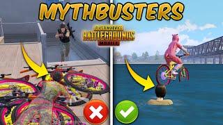 Top 10 MythBusters (PUBG MOBILE & BGMI) 1.9 Update Tips and Tricks PUBG Myths #15 Secret Room & Bike