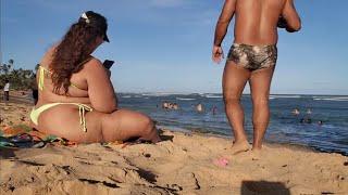 Couple Having Fun on the Beach