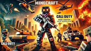 MCPE Meets Call of Duty!  Insane Guns Mod | Free Mediafire Download (2024)