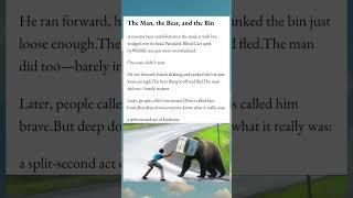 Man Risks His Life To Help Bear!️ #wholesome #courage