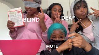 BLIND, DEAF , MUTE CHALLENGE x HEAR ME OUT