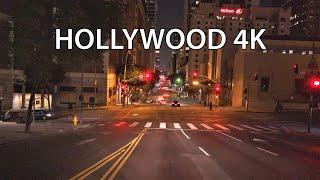 Hollywood 4K - Night Drive