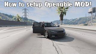 How to setup OPENABLE MOD in BEAMNG