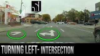 How to Turn Left at an Intersection