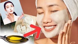 Japanese mask for rejuvenation. Anti-aging and anti-pigmentation mask recipe. Porcelain young skin.