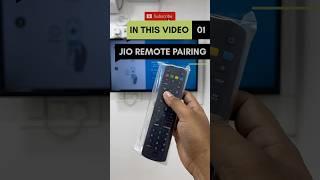 Jio STB Remote Pairing | How to pair remote |