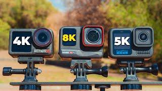 GoPro Hero 13 vs Insta360 Ace Pro vs DJI Osmo Action 5 Pro: Test Pratico