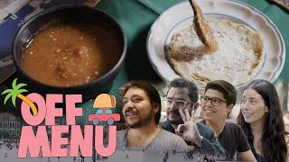 Lucas goes to Mexico City for carnitas, pan dulce, tlacoyos, tacos and more! | Off Menu