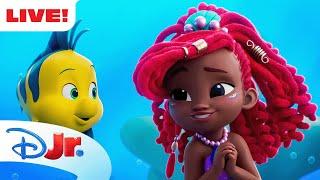  LIVE! Disney Jr.'s Ariel FULL EPISODES, SHORTS & DISNEY ANIMALS! ‍️  |  @disneyjr