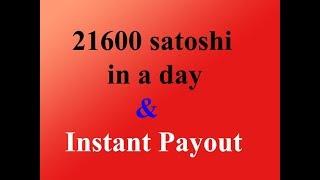 Earn 21600 satoshi bicoin