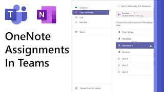 Create and grade a OneNote Class Notebook Assignment in Microsoft Teams