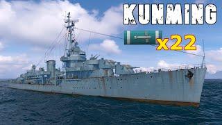 World of WarShips Kunming - 4 Kills 263K Damage