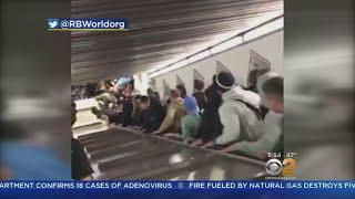 Caught On Camera: Rome Escalator Accident