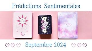 Vos prédictions sentimentales du mois de Septembre 2024 - Tirage à 3 choix 