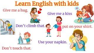 Learn English Sentences with Kids | Speak English Sentences For Kids | Daily Use English Sentences