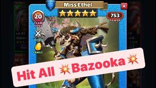 Empires & Puzzles Hero Test : Ethel = Potential to be a HiT ALL Bazooka = Event Favourite️