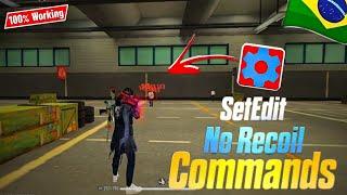 Use THIS Brazilian secret Setedit Commands  To Get 1000% MORE HEADSHOT Free Fire Headshot SettingFF