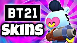 КУПИЛ ВСЕ BT21 СКИНЫ!? | BRAWL STARS #brawlstars #бравлстарс #bt21