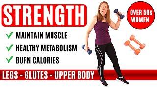 Burn CALORIES All Day with These STRENGTH Exercises for Women Over 50 | Lively Ladies