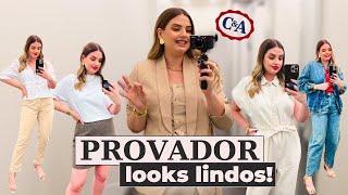 Provador na C&A: Só looks lindos e o que eu compraria!