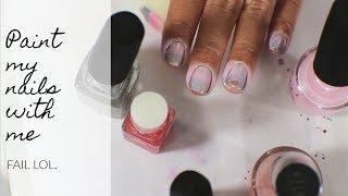 Paint My Nails With Me: FAIL | yukieloves // warmvanillasugar0823