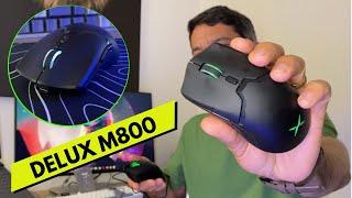 UNBOXING | Mouse Deluxe M800 - NOVO sensor PAW 3395