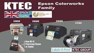 EPSON COLOUR LABEL PRINTERS- Labels-U-Print ® - KTEC GROUP UK