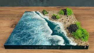 How to Make Ocean Waves Effect Using Epoxy Resin