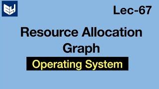 Resource allocation Graph | Example | OS | Lec-67 | Bhanu Priya