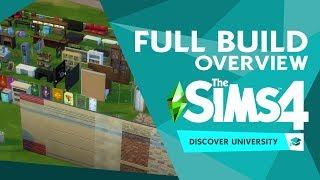 The Sims 4 Discover University: NEW Lot Options + FULL Build Items Overview!