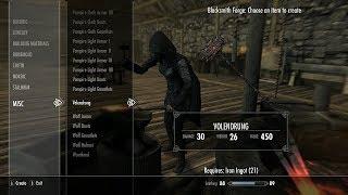 Skyrim Special Edition Mod Review Unique Armor and Weapons - Unenchanted and Craftable