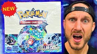 EARLY OPENING of a Stellar Crown Pokemon Booster Box!