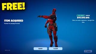 How to Get DEADPOOL BYE BYE BYE Emote for FREE in Fortnite